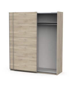 ARMADIO "GHOST" QUERCIA CON ANTE SCORREVOLI, 178X59X203 CM